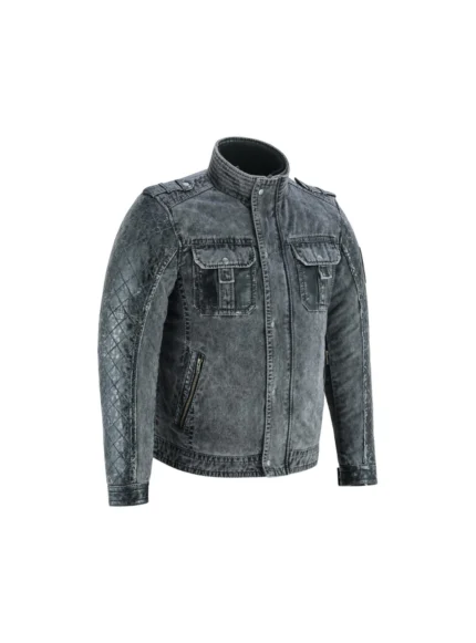 KANG-1011GF KANGAROO Biker Racer Style Combo Jacket CONSTRUCTION