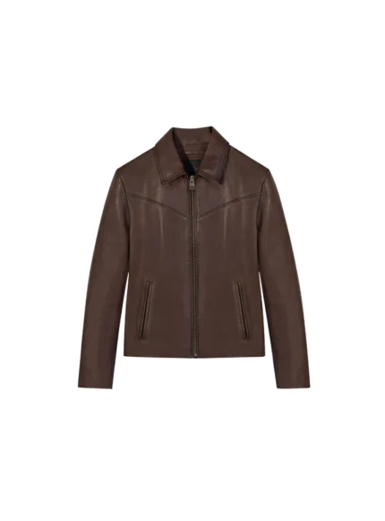 KANG-1034GF KANGAROO Classic Style Vintage Brown (MAN) Leather Jacket CONISTRUCTIO!