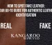 ide-by-side comparison of real leather jacket vs. faux leather jacket showing texture differences